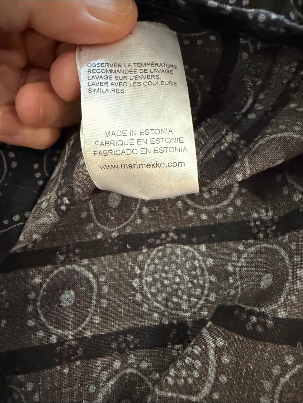 MARIMEKKO Kihlatasku Dress Takki Pocket Coatdress Nadja Print 36 6 - Picture 11 of 16